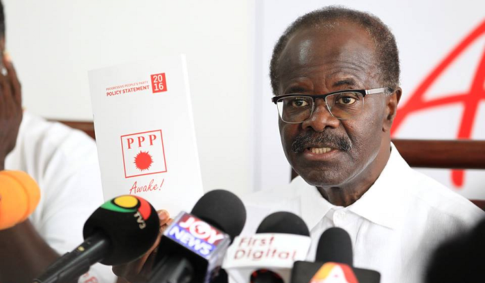 Flag bearer of the Progressive People's Party (PPP), Dr Papa Kwesi Nduom